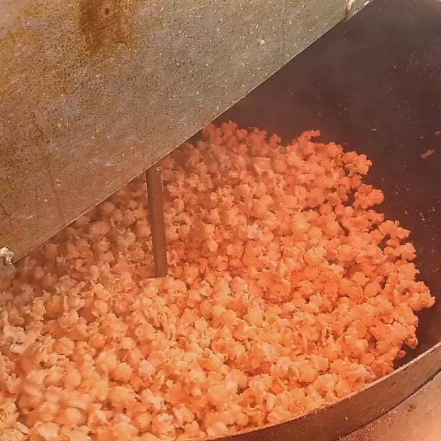 Load video: Kettle corn popping in a kettle